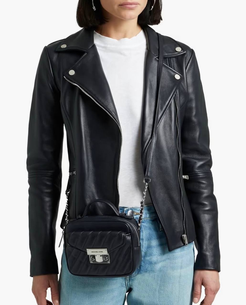 Michael Kors Rose Small Top Handle Quilted Crossbody Bag — фото 3